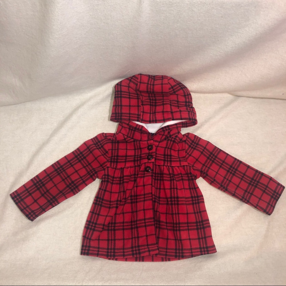 Carter’s Baby Girls Red and Black Jacket 12M